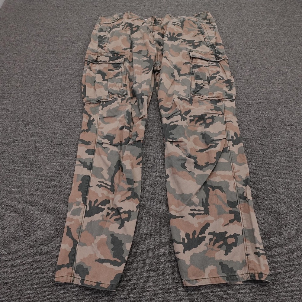 Levi's Cargo Pants Mens 40x30 Camouflage Cotton Utility Pockets Straight Leg
